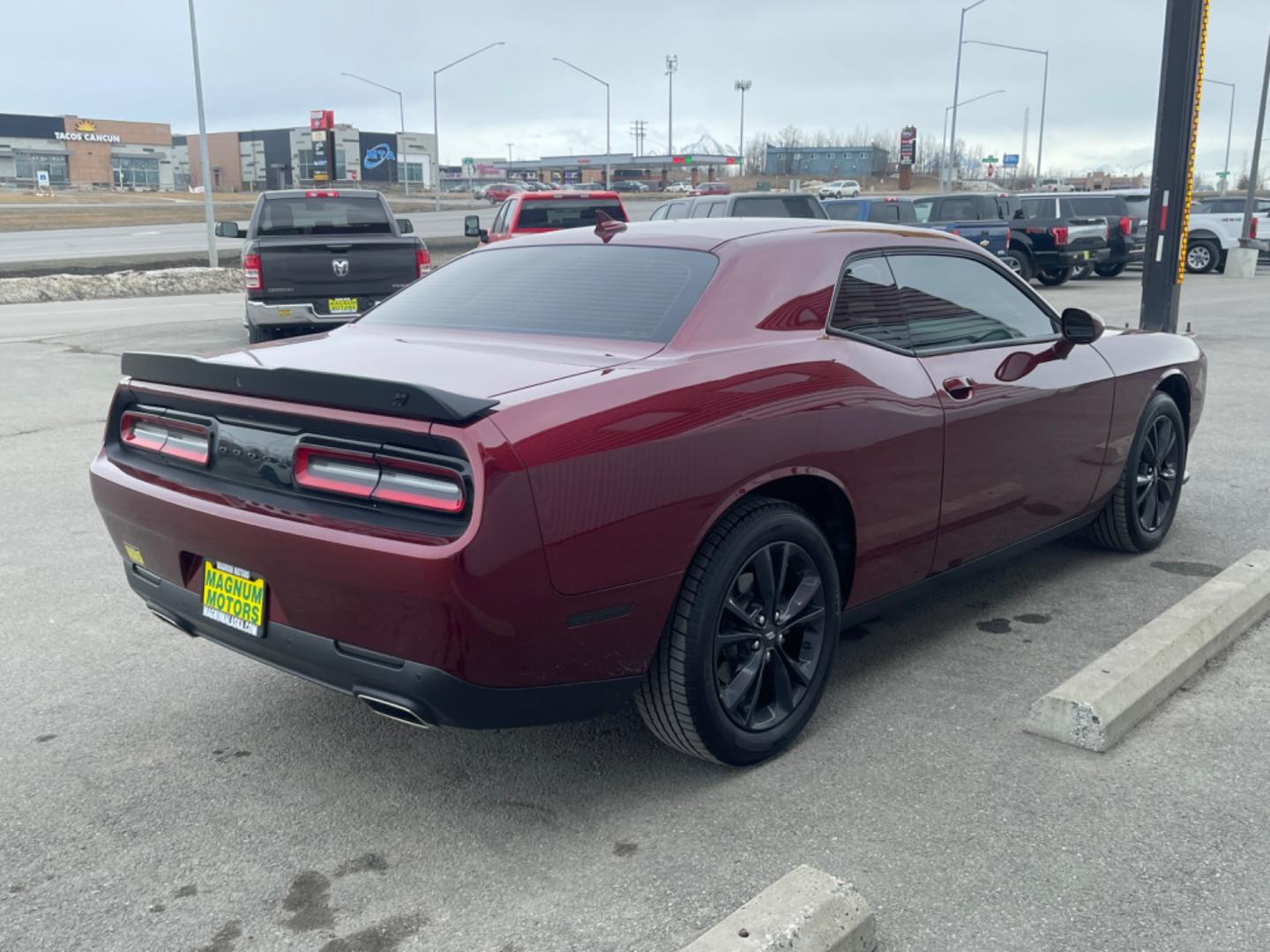 2020 RED /charcoal cloth DODGE CHALLENGER GT (2C3CDZKGXLH) with an 3.6L engine, Automatic transmission, located at 1960 Industrial Drive, Wasilla, 99654, (907) 274-2277, 61.573475, -149.400146 - Photo#3